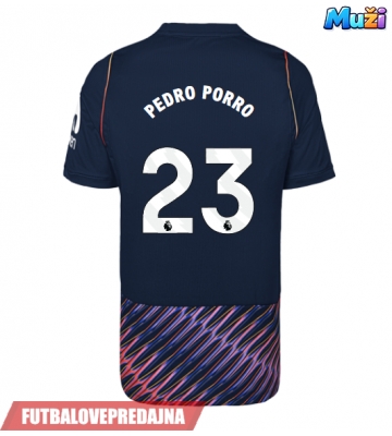 Lacne Muži Futbalové dres Tottenham Hotspur Pedro Porro #23 2026-27 Krátky Rukáv - Preč